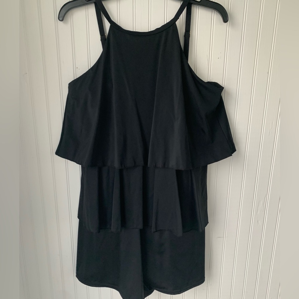 Fit 4U (Size 14) A layered look with shorts at bottom; adjustable straps; (NWOT)